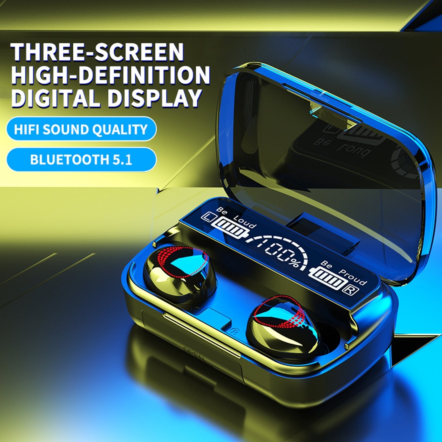 Earbuds with charging case Earbuds with charging case